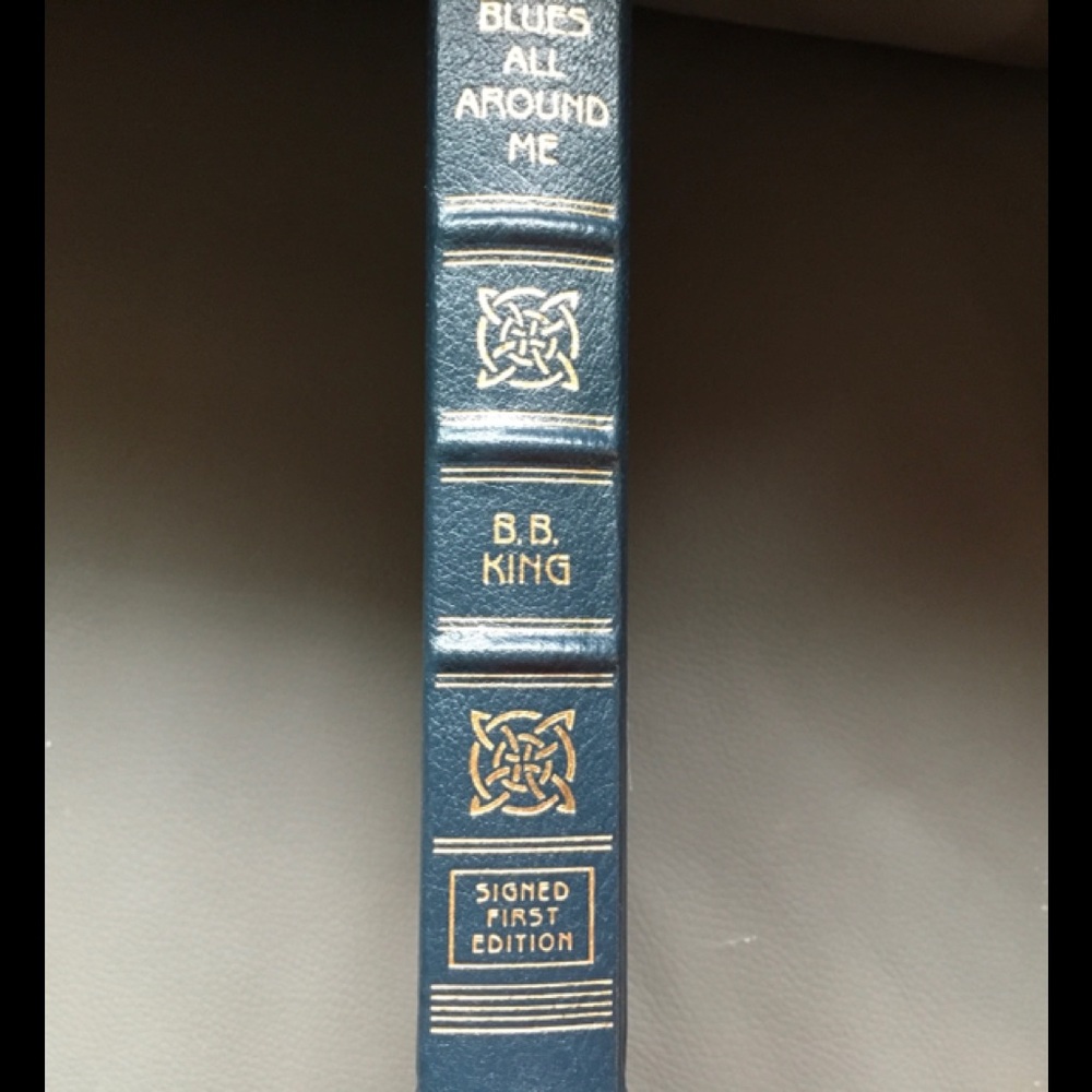 Signed 1st edition by B B King leatherbound